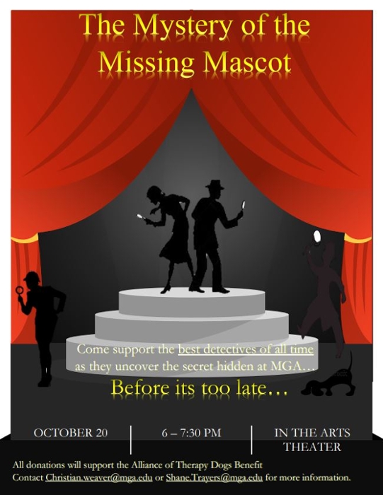Flyer for the ESO Mystery Theater event. 